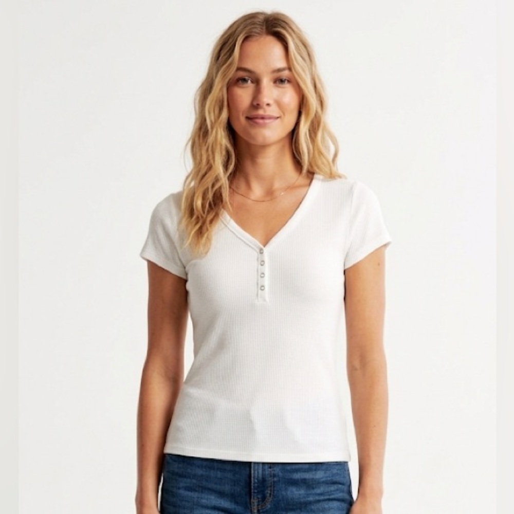 Abercrombie White Knit Top Bella Swan Y2K style size 17-18